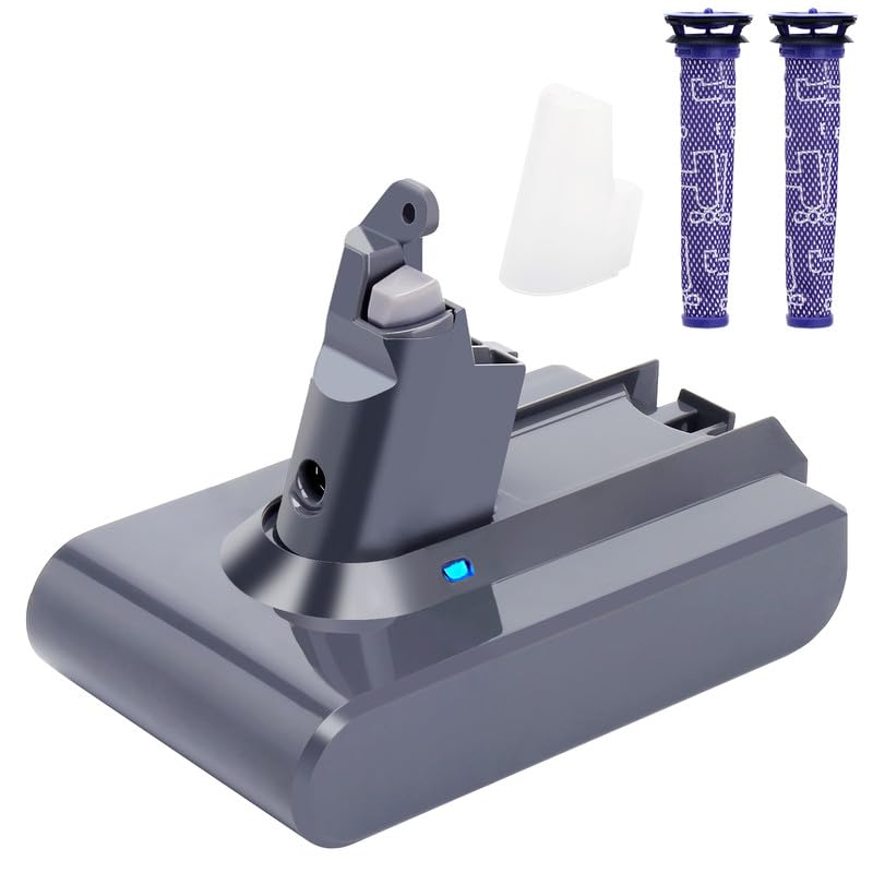 リラッたか Amazon.com: Lasica V6 Replacement Battery w/2 Filters, Compatible